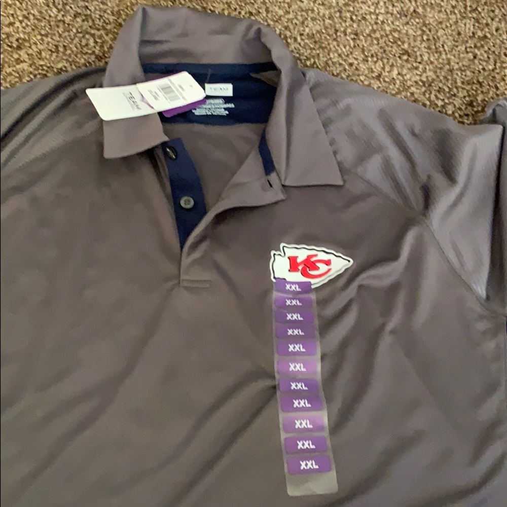 KC Chiefs Polo, NWT